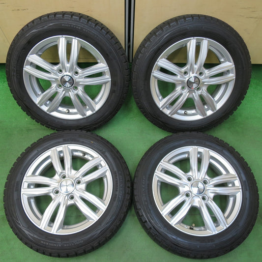 [送料無料] バリ溝！キレイ！9.5分★スタッドレス 155/65R14 ダンロップ ウインターマックス WM01 JOKER ジョーカー 14インチ PCD100/4H★4121002イス