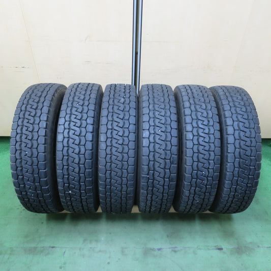 ほぼ未使用！25年！6本★トラック バス タイヤ 205/85R16 117/115N ブリヂストン エコピア M812 ミックス オールシーズン 16インチ★6013108イスタ