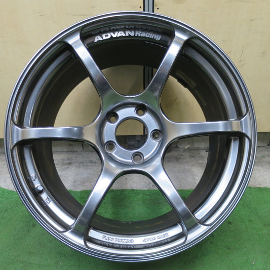 キレイ！1本★ADVAN Racing RGⅢ 19インチ ホイール アドバン レーシング RG3 19×9.5J PCD114.3/5H★6033101ナホ