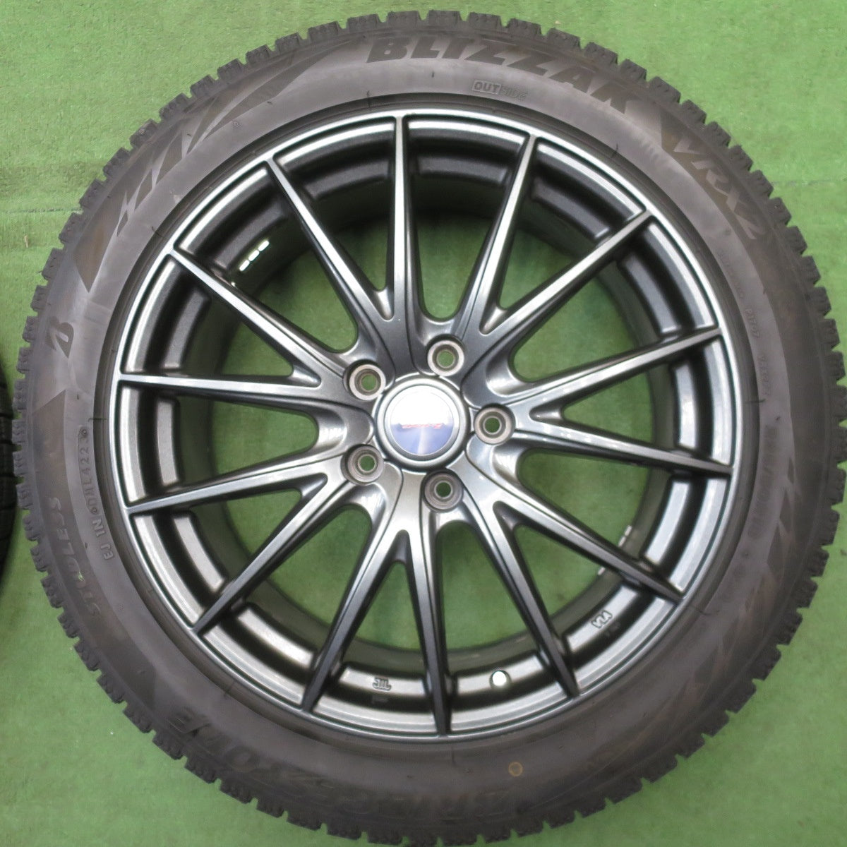 バリ溝！23年！キレイ！9.5分★スタッドレス 225/50R18 ブリヂストン ブリザック VRX2 VELVA SPORTZ ヴェルヴァ 18インチ PCD114.3/5H★6042905NJス