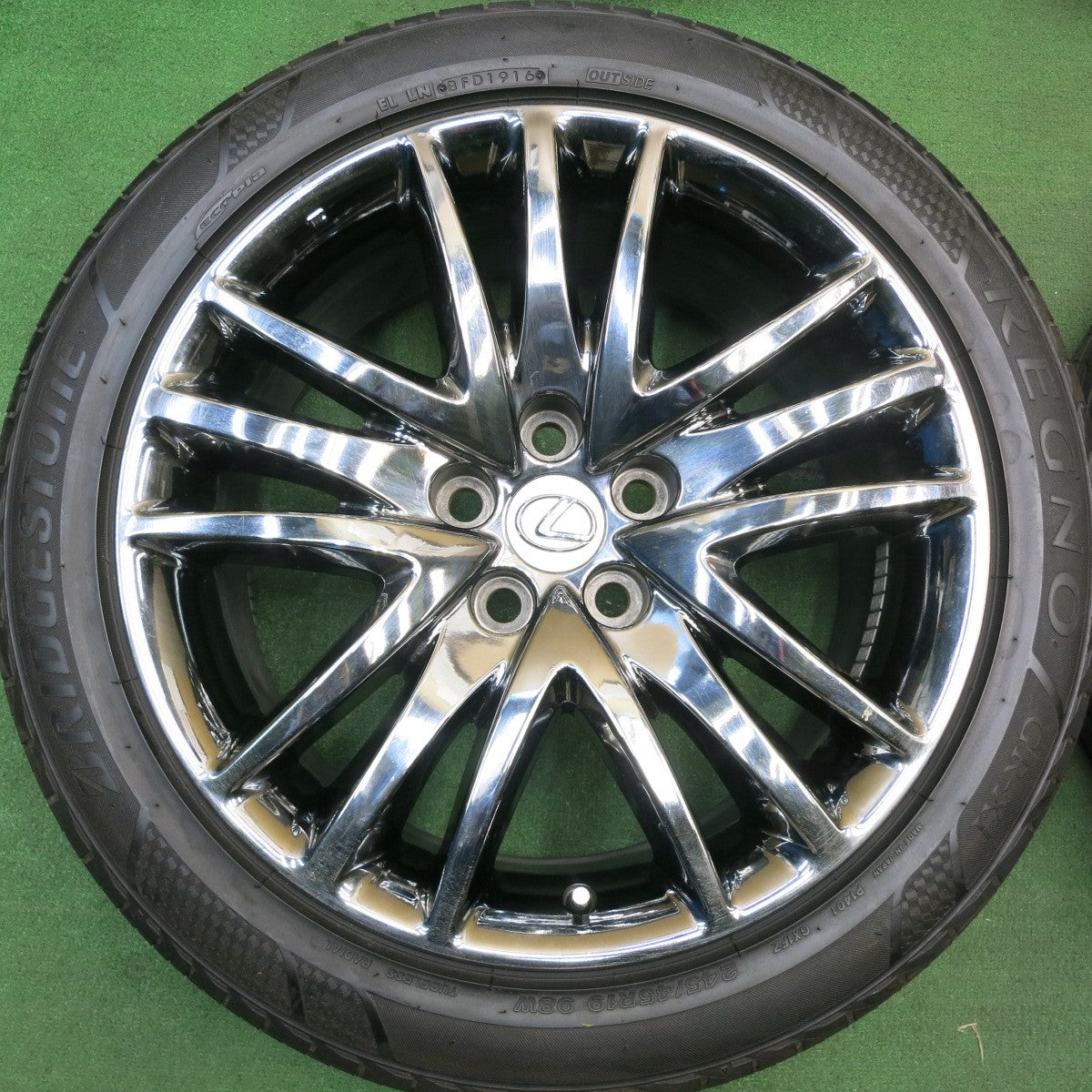 4本価格★レクサス LS 純正 OP 245/45R19 ブリヂストン レグノ GR-XI 19インチ PCD120/5H★5050507HAノ