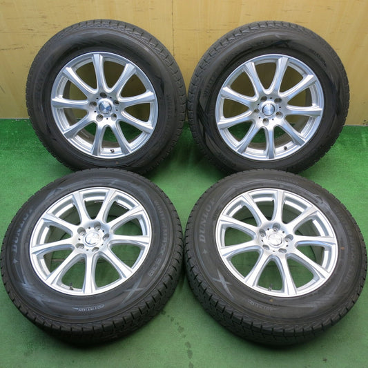 バリ溝！キレイ！9.5分★スタッドレス 235/65R18 ダンロップ ウインターマックス SJ8 DUFACT デュファクト 18インチ PCD114.3/5H★6050605HAス