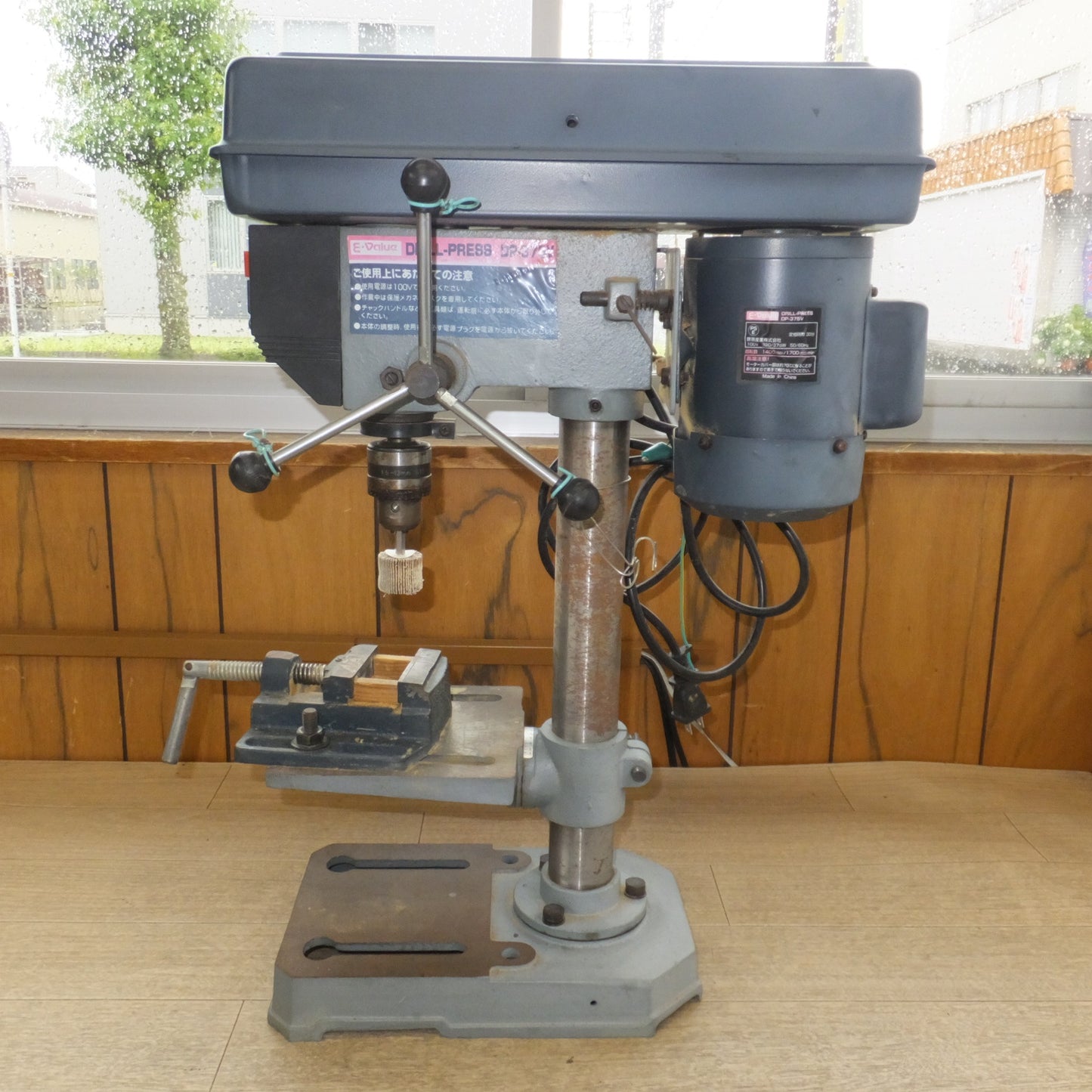 [送料無料] 岐阜発★藤原産業 E-Value 卓上小型ボール盤 DRILL-PRESS DP-375V　100V 50/60Hz★