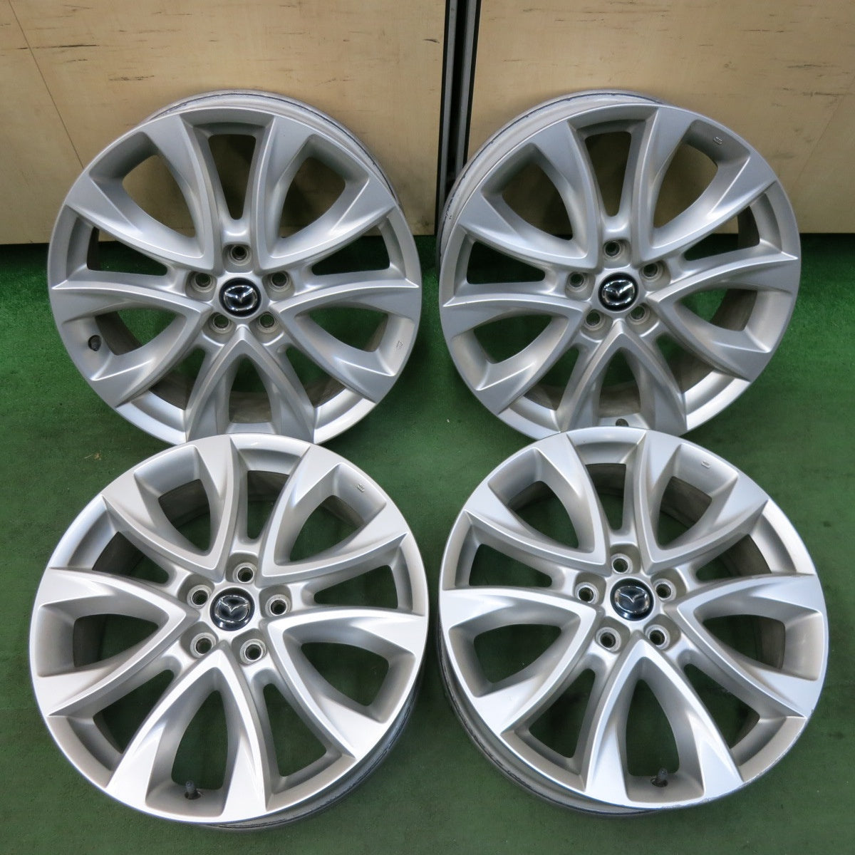 [送料無料] 4本価格★マツダ CX-5 純正 ホイール 19インチ 19×7J CX5 PCD114.3/5H★5021419SYホ