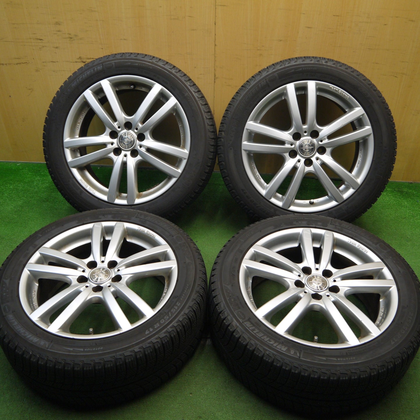 4本価格★ボルボ 等 215/50R17 スタッドレス ミシュラン X-ICE XI3 Team Sparco チームスパルコ 17インチ PCD108/5H★5050906Hス