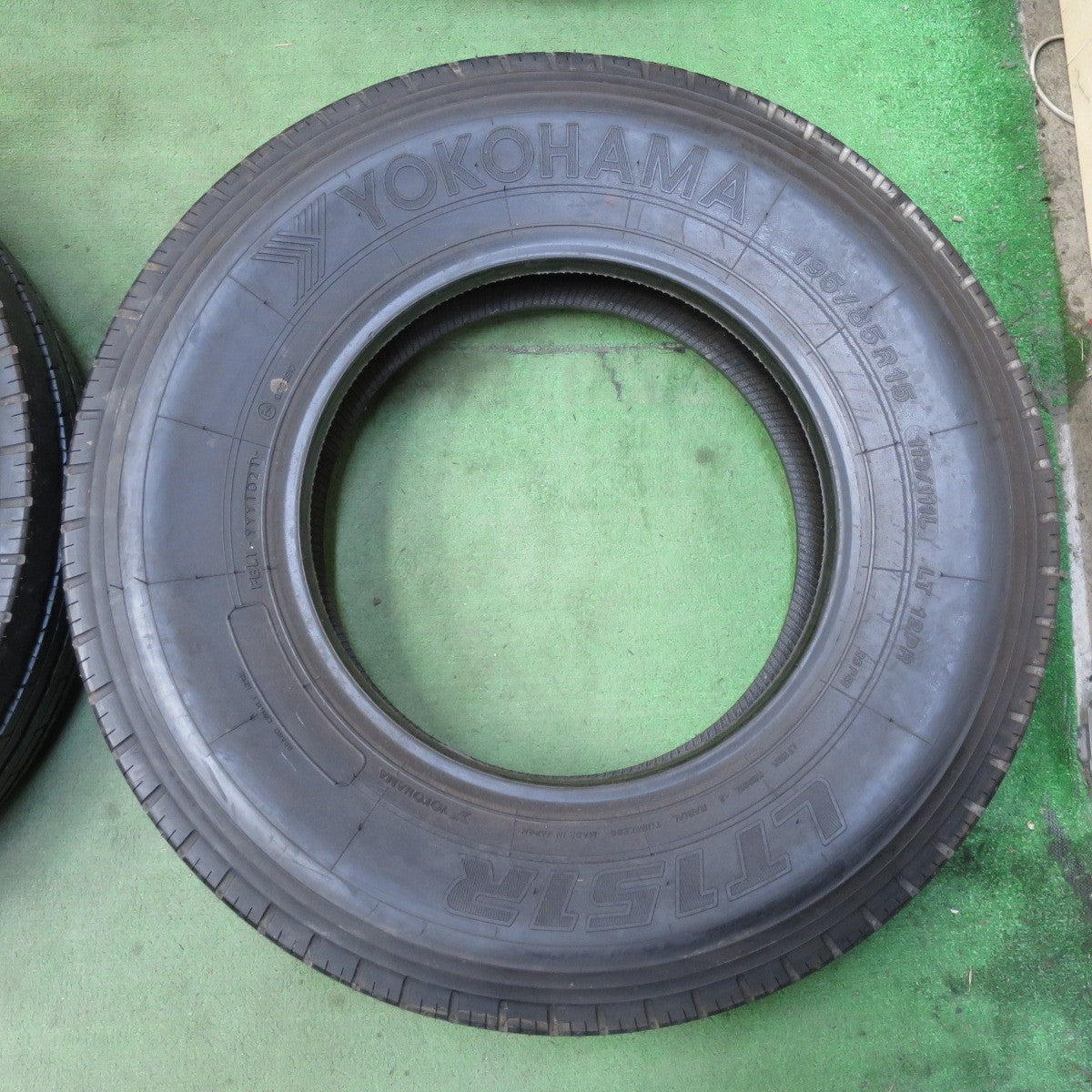 ほぼ未使用！新車外し！6本★トラック タイヤ 195/85R15 113/111L 12PR ヨコハマ LT151R 15インチ★6042101イノタ