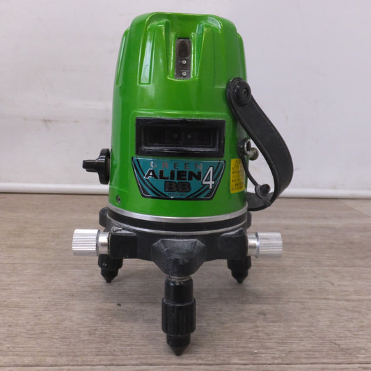 現状品★山真製鋸 YAMASHIN レーザー墨出し器 グリーンエイリアン GREEN ALIEN GA-04BB★