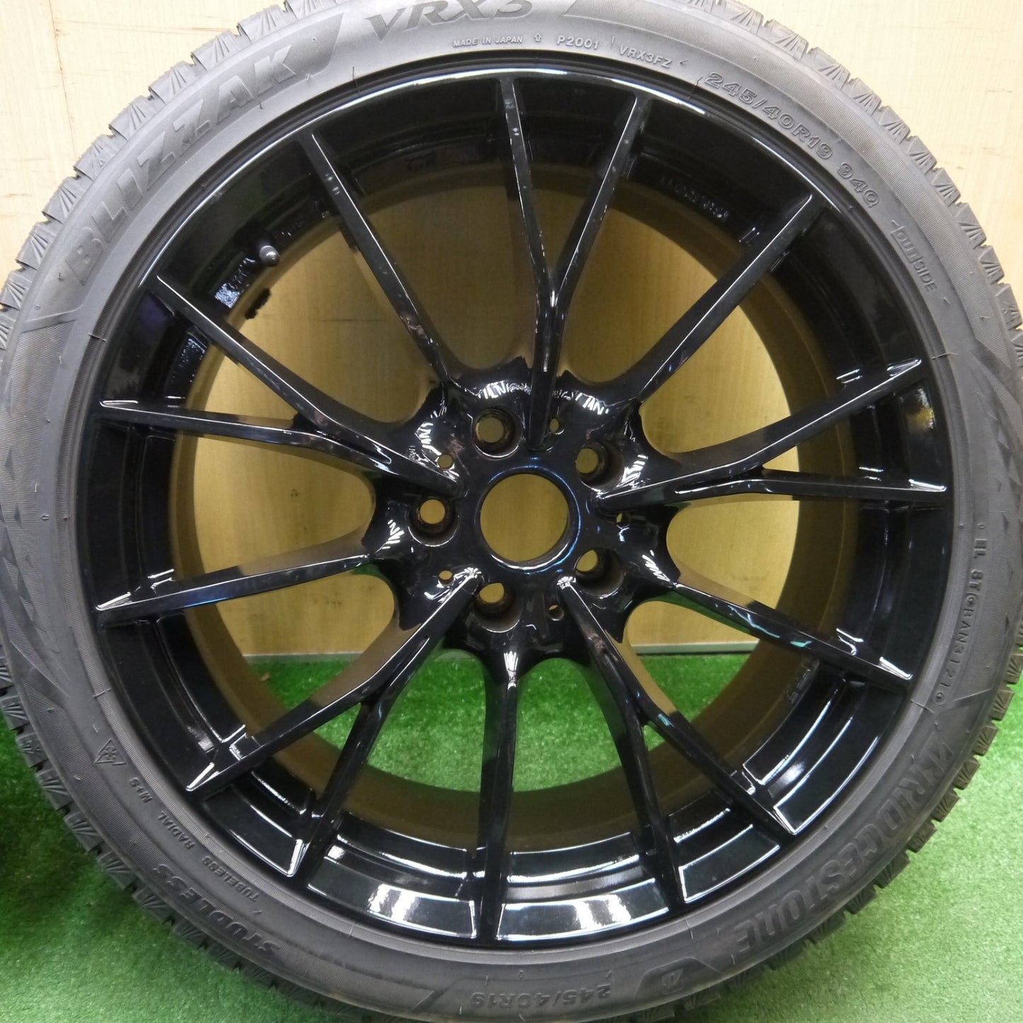 4本価格★BMW 等 MAK FABRIK 245/40R19 スタッドレス ブリヂストン ブリザック VRX3 19インチ ファブリック PCD112/5H★6021609Hス