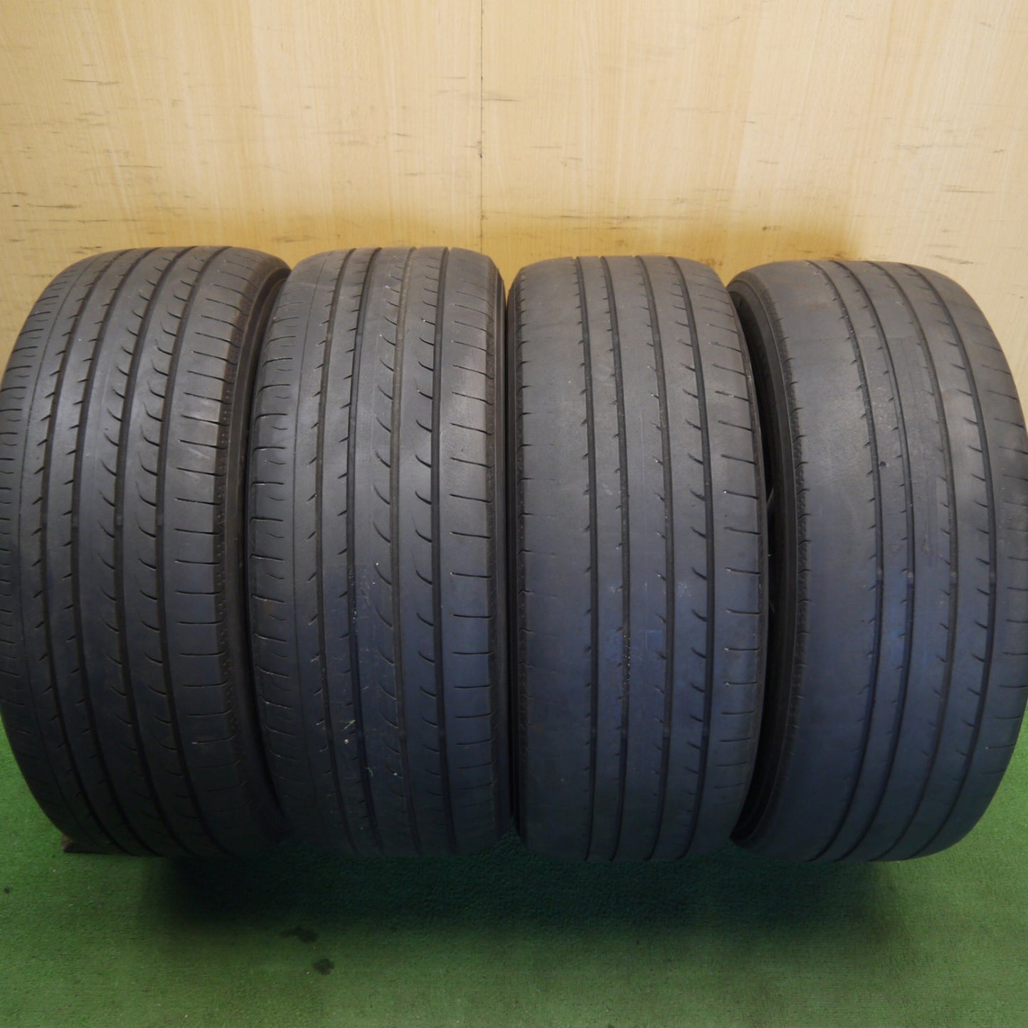 4本価格◎WORK SPORBO DURATA 235/50R18 ヨコハマ ブルーアース RV-02 ワーク スポルボ デュラータ 18インチ PCD114.3/5H◎6063003Hノ