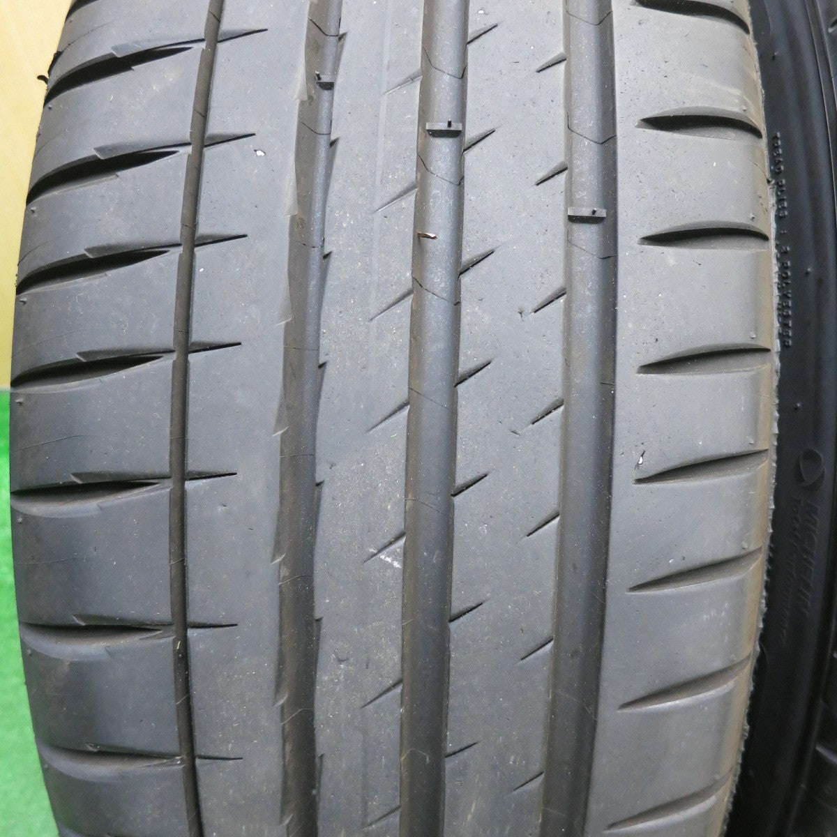 バリ溝！23年！キレイ！9.5分★ミニ クーパー 等 BBS LM455 205/40R18 ミシュラン パイロットスポーツ4 18インチ PCD112/5H★5051604AKノ