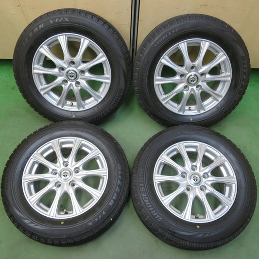 バリ溝！キレイ！8.5分★スタッドレス 195/65R15 ブリヂストン ブリザック VRX JOKER ジョーカー 15インチ PCD114.3/5H★6051307イス