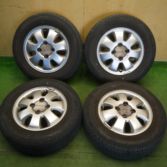 4本価格！22年★スバル サンバー ディアス ワゴン 純正 165/70R13 ダンロップ エナセーブ EC204 13インチ PCD100/4H★6052002Hノ