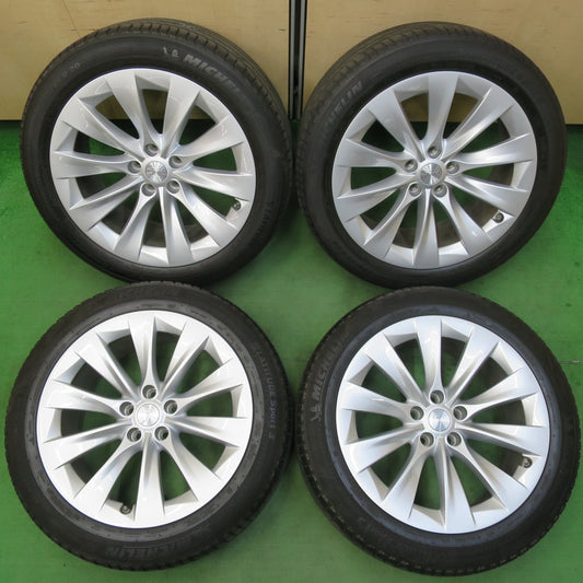 [送料無料] センサー付き！バリ溝！キレイ！9.5分★テスラ モデルX 純正 255/45R20 275/45R20 ミシュラン LATITUDE Sport3 20インチ PCD120/5H★5031810イノ