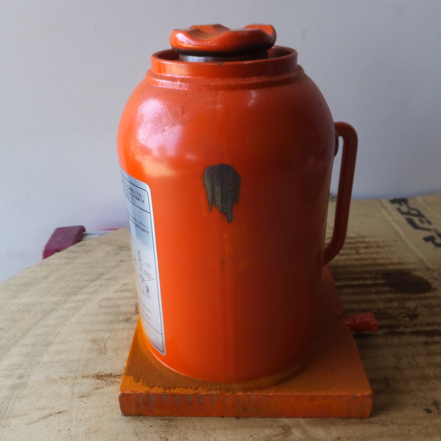 [送料無料] ◆マサダ 油圧ジャッキ HPD-10-2 工具 10TON 10ton 10トン 10000kg 油圧式 オイル だるま ダルマ 車載 自動車 点検 整備(5)◆