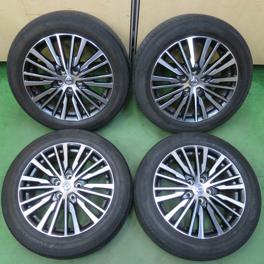 キレイ★日産 E52 エルグランド 純正 225/55R18 ヨコハマ dBデシベル E70 E70A 18インチ PCD114.3/5H★5050402IMノ