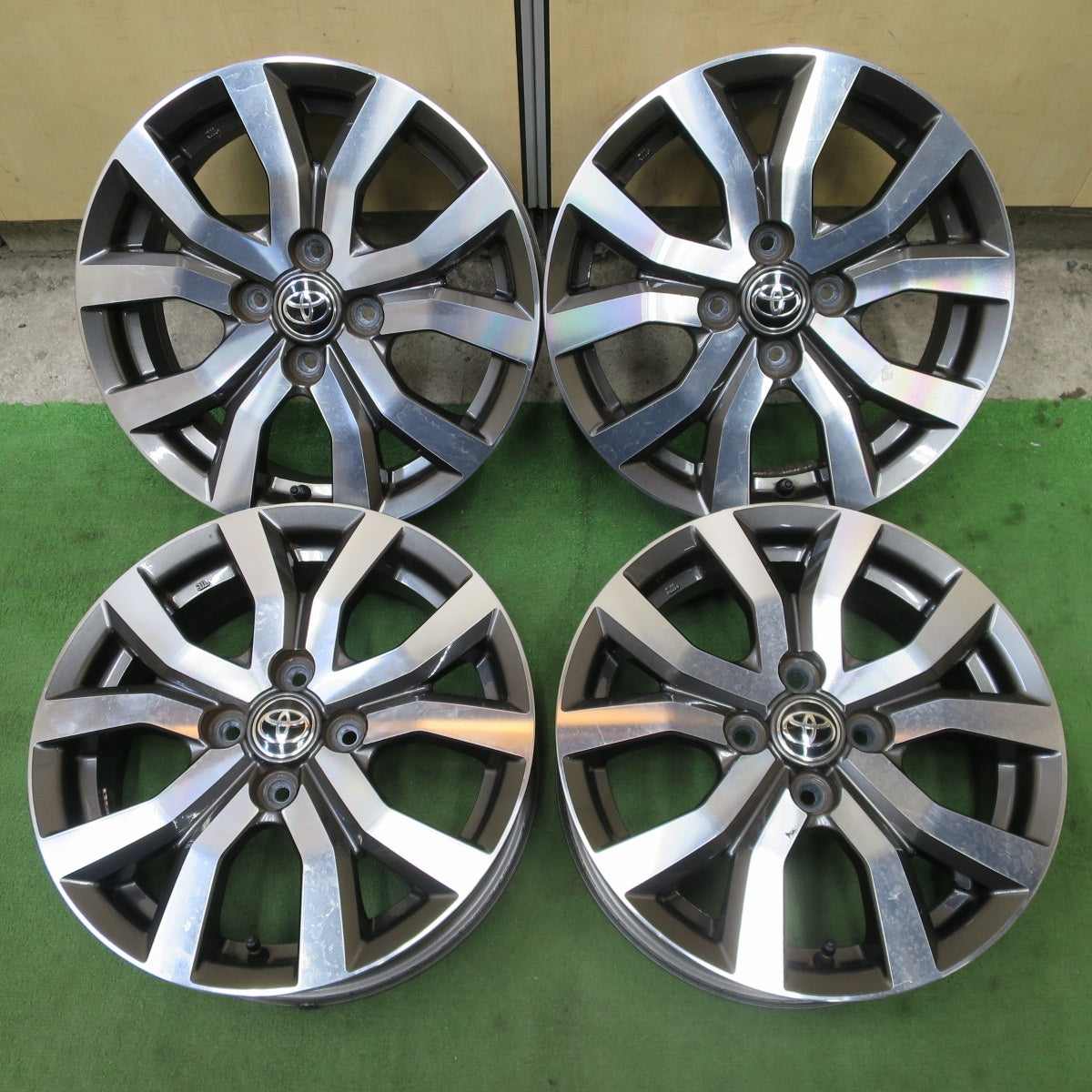 4本価格◎トヨタ ルーミー タンク 純正 ホイール 15インチ 15×5J PCD100/4H◎6082202NGホ