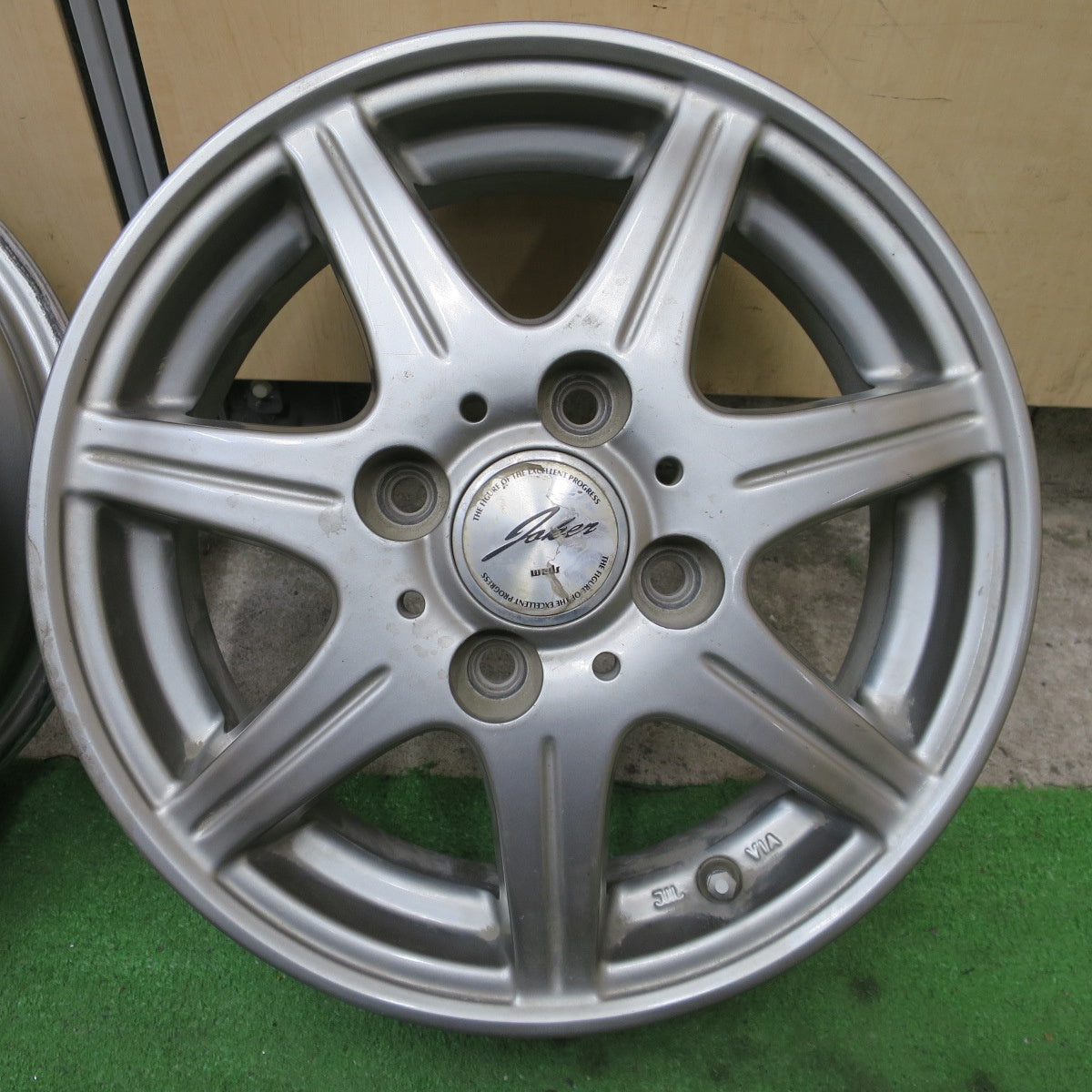 4本価格★JOKER weds 13インチ ホイール ジョーカー ウェッズ 13×4J PCD100/4H★6062901NGホ