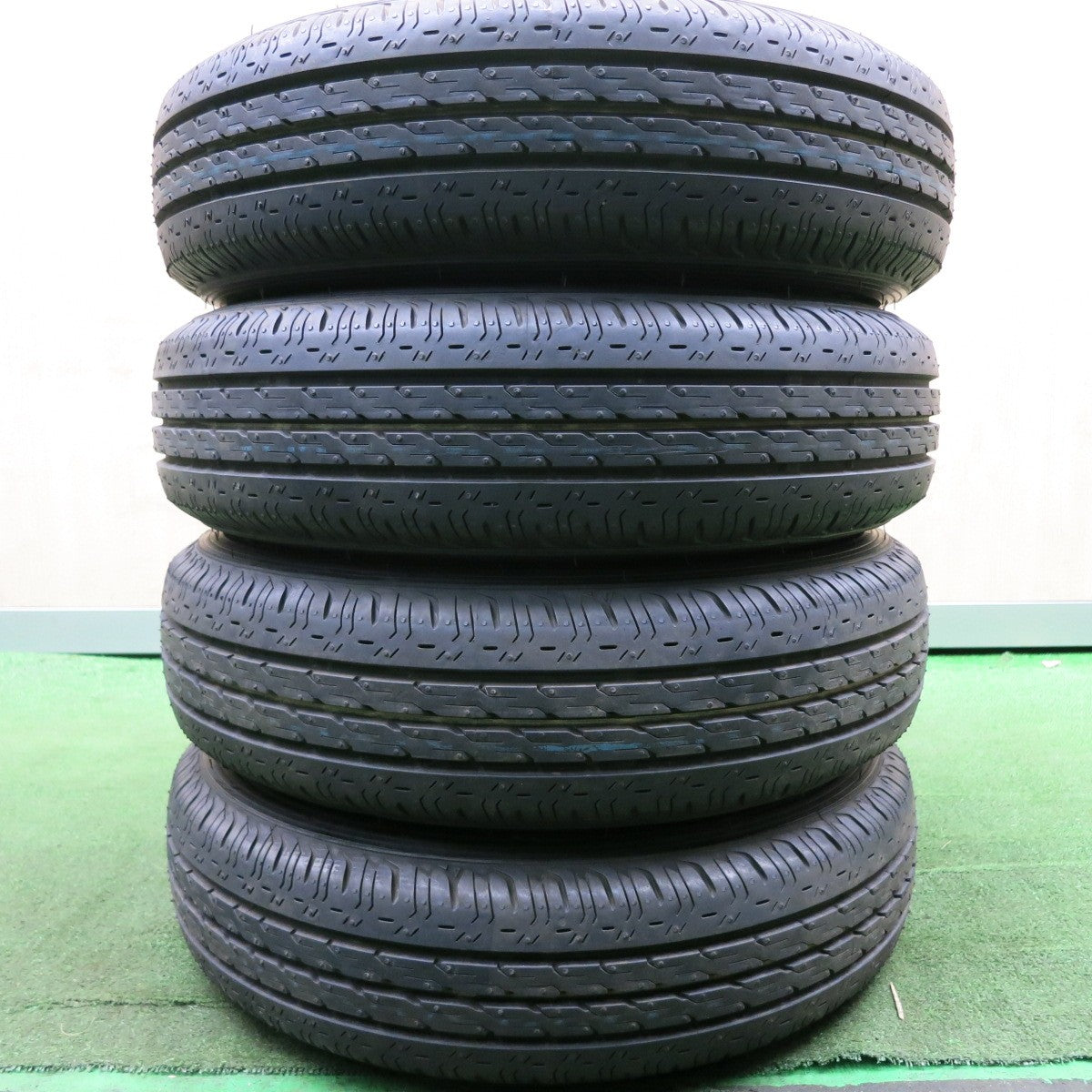 *送料無料* 新車外し！23年★ホンダ N-VAN 純正 スチール 145/80R12 ブリヂストン エコピア R680 12インチ Nバン PCD100/4H★4043006HAノ