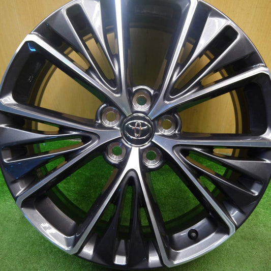 新車外し！1本★トヨタ 60系 プリウス Zグレード 純正 ホイール 19インチ 19×6.5J PCD114.3/5H★5031412Hホ