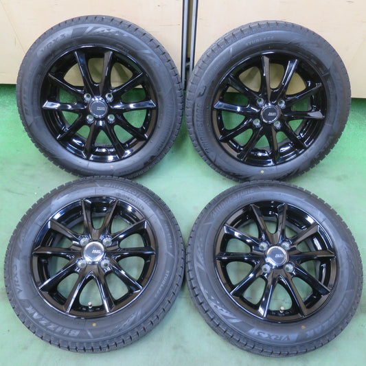 バリ溝！24年！キレイ！9分★スタッドレス 155/65R14 ブリヂストン ブリザック VRX3 PREO プレオ 14インチ PCD100/4H★6031405イス