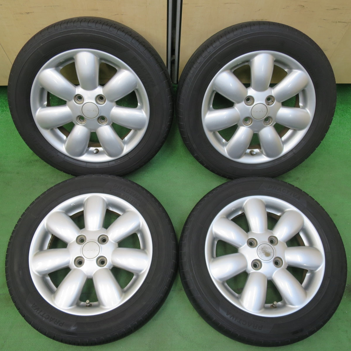 [送料無料] キレイ★スズキ ラパン 純正 155/65R14 プラクティバ ヨコハマ製 14インチ PCD100/4H★5031803イノ