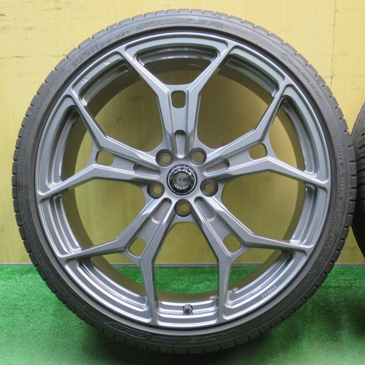 ほぼ未使用！22年！キレイ★トヨタ GR86 スバル BRZ 純正 OP TRD 215/35R19 ファルケン アゼニス FK510 19インチ PCD100/5H★5100101NJノ