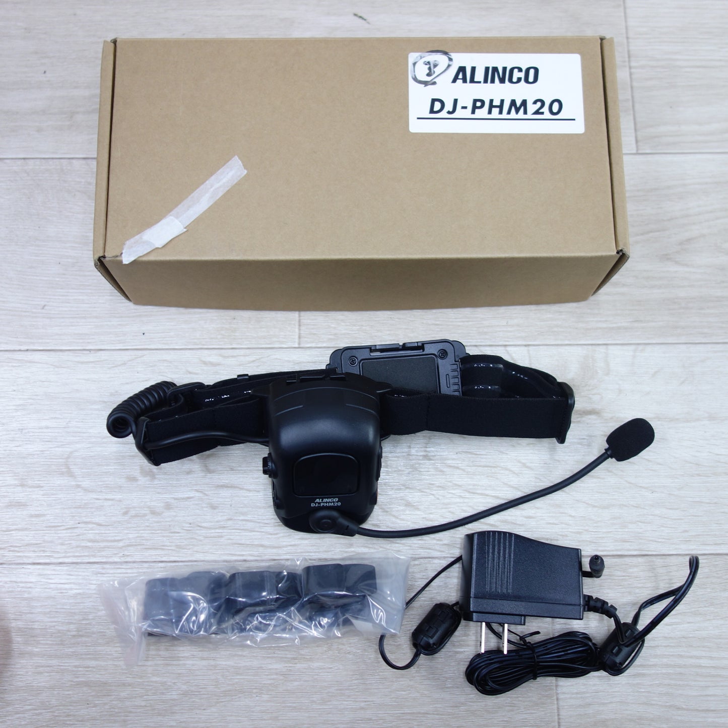 [送料無料] キレイ◆アルインコ ヘルメット 作業帽 用 ヘッドセット 型 トランシーバー DJ-PHM20 ALINCO 業用特小①◆