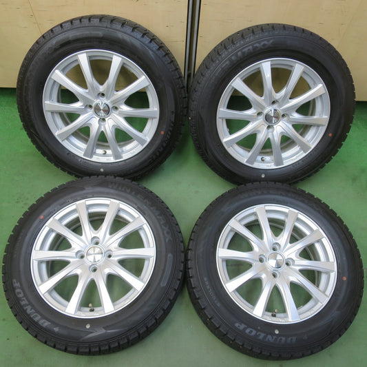 バリ溝！23年！9.5分★スタッドレス 195/65R16 ダンロップ ウインターマックス WM02 ravrion RS01 ラブリオン 16インチ PCD100/4H★6041704イス
