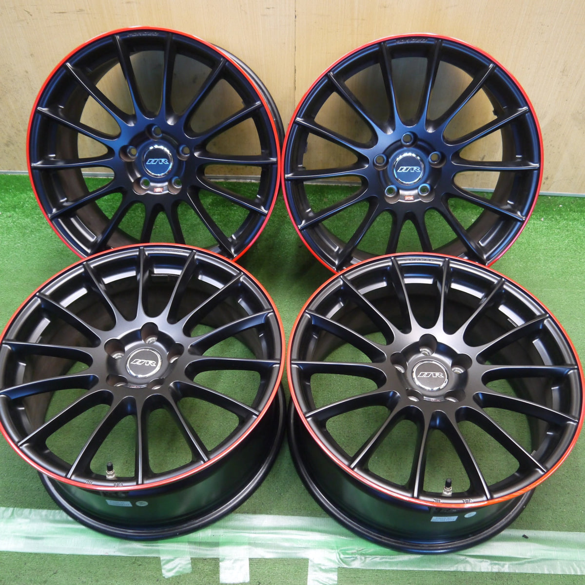 キレイ！センサー付き◎weds 11R 脇阪寿一 プロデュース 鍛造 ホイール 18インチ ウェッズ 18×8.0J PCD114.3/5H◎6091108Hホ