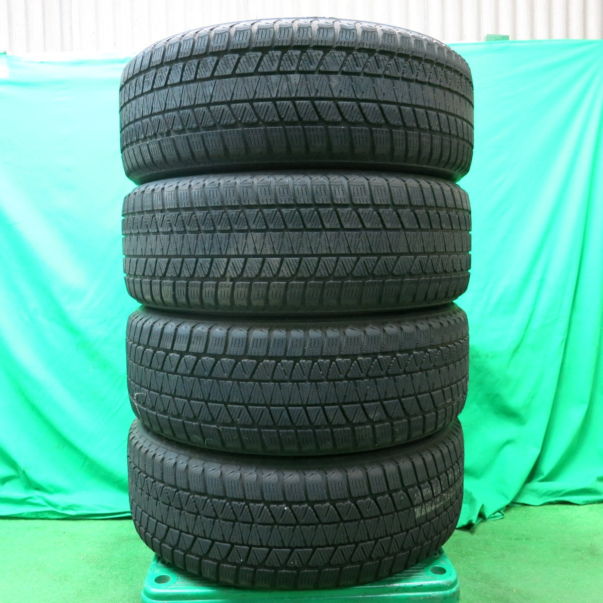 *送料無料* センサー付！キレイ！20年★レクサス RX バージョンL 純正 235/55R20 スタッドレス ブリヂストン ブリザック DM-V3 PCD114.3/5H★4051505ナス
