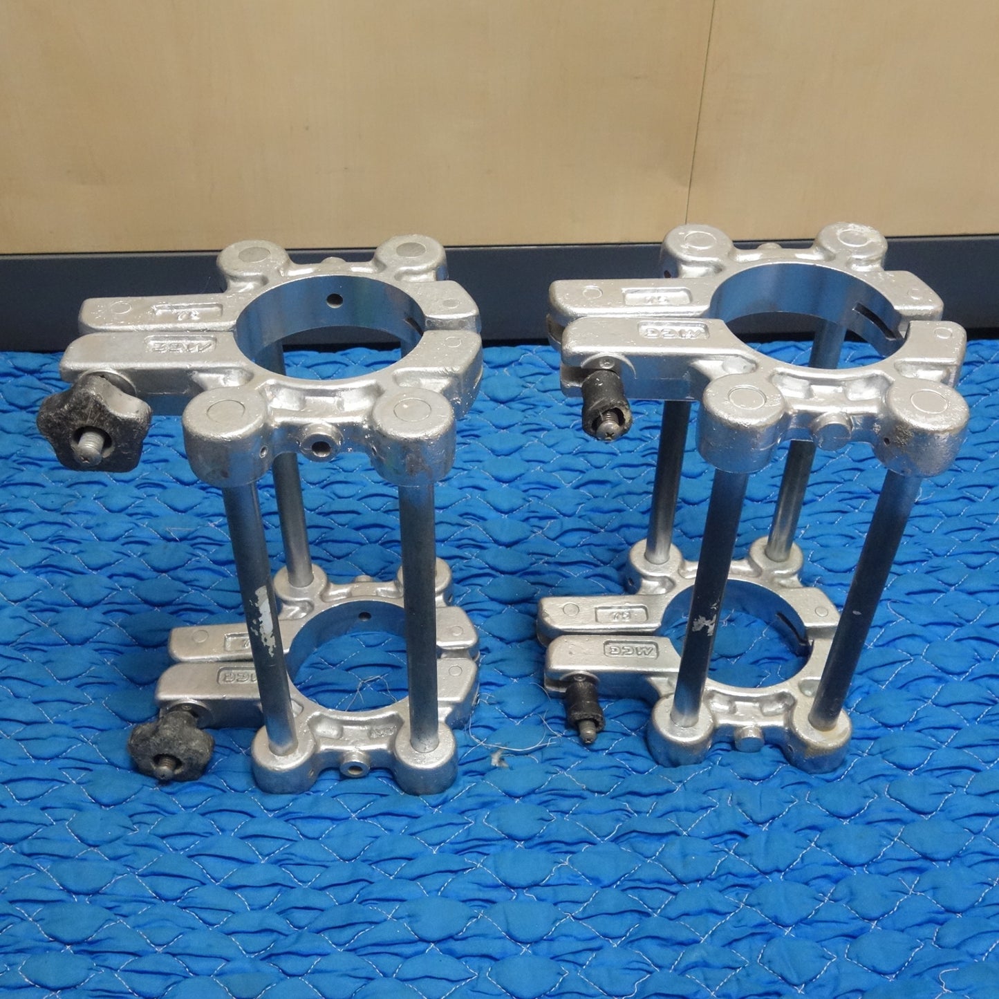 [送料無料] 2点まとめ売り☆松阪鉄工所 MCC ソケット クランプ 75 PE ポリエチレン管用 ドラムタイプ☆