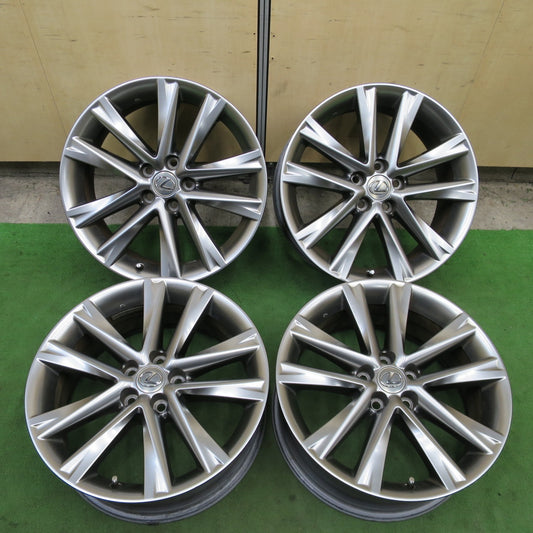 4本価格★レクサス 10系 RX 450h 純正 ホイール 19インチ 19×7.5J PCD114.3/5H★6021101NGホ