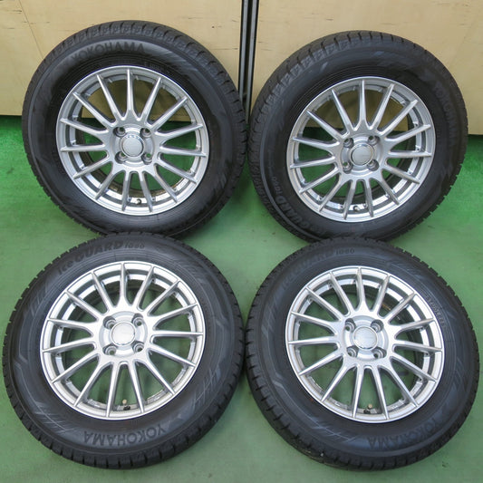 バリ溝！22年！キレイ！9.5分★スタッドレス 185/65R15 ヨコハマ アイスガード iG60 GRASS グラス 15インチ PCD100/4H★5112909イス