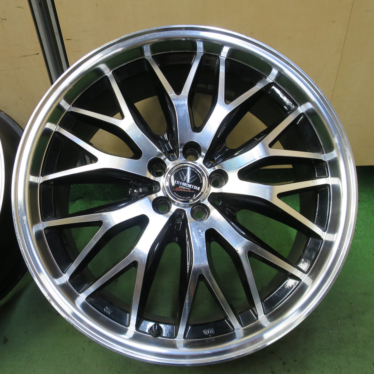 4本価格★LOXARNY MULTI FORCHETTAⅡ SP Spector BADX 19インチ ホイール ロクサーニ マルチフォルケッタ2 19×7.5J PCD100/5H★6072901NGホ
