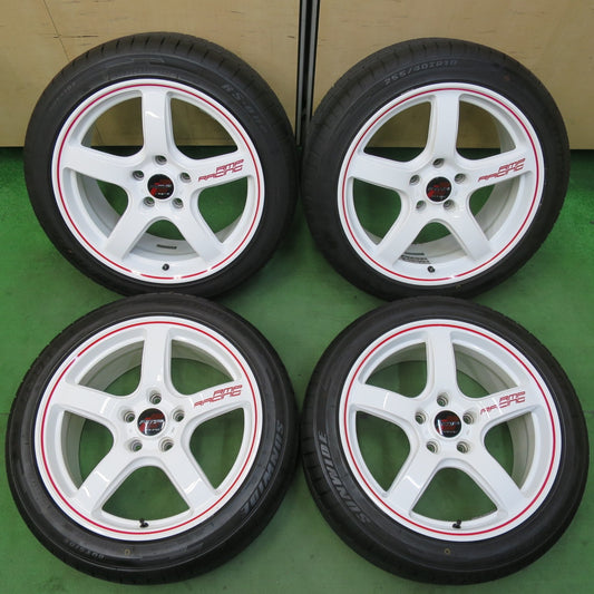 キレイ！24年★シビック タイプR 等 RMP RACING MiD 255/40R18 サンワイド RS-one 18インチ PCD120/5H★5042101イノ