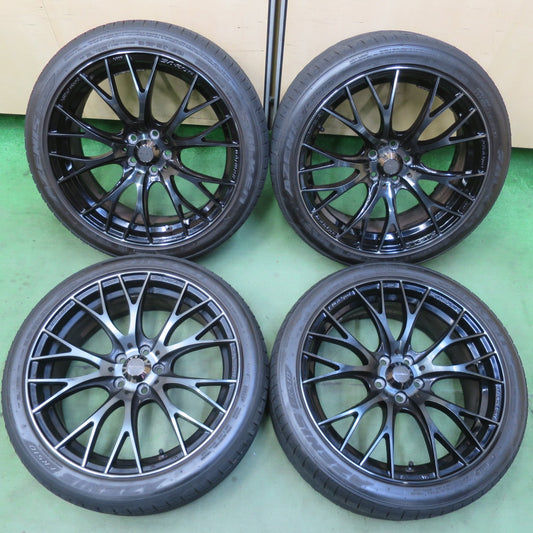 バリ溝！22年！キレイ！9分★86 BRZ 等 WedsSport SA-20R AMF 225/40R18 ファルケン アゼニス FK510 18インチ ウェッズスポーツ PCD100/5H★6043004イノ