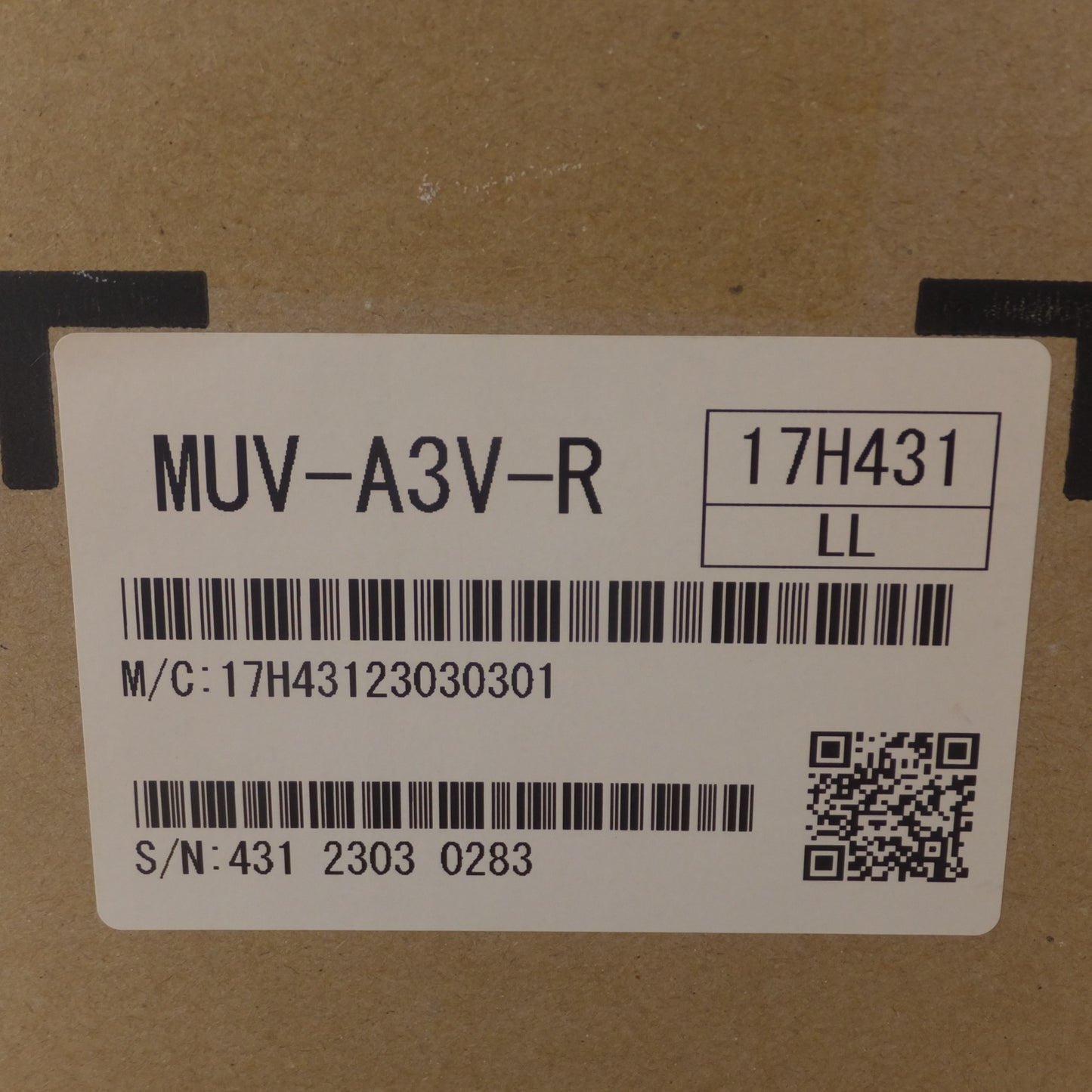 [送料無料] 未使用★三菱 MTSUBISHI 不足電圧継電器 MUV-A3V-R 保護継電器　V=110V f=50/60Hz★