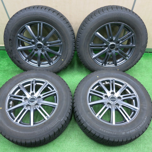 [送料無料] バリ溝！20年！キレイ！9分★スタッドレス 215/60R16 ブリヂストン アイスパートナー2 BALMINUM バルミナ 16インチ PCD114.3/5H★4111103NJス