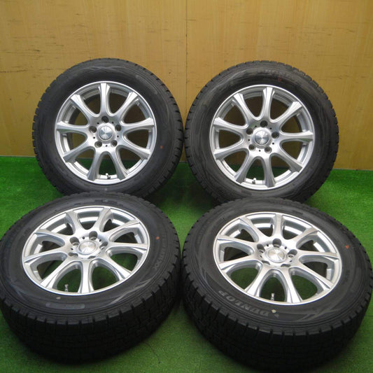 バリ溝！キレイ！9分★スタッドレス 215/60R16 ダンロップ ウインターマックス WM01 DUFACT デュファクト 16インチ PCD114.3/5H★4122401Hス