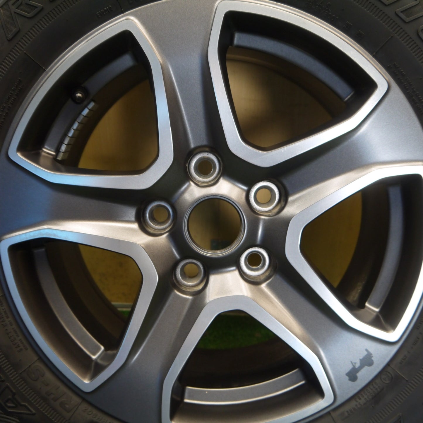 新車外し！1本◎JEEP ジープ JL ラングラー 純正 245/75R17 ブリヂストン デューラー A/T RH-S 17インチ PCD127/5H◎6072703Hノ