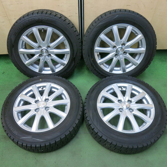 バリ溝！23年！キレイ！ほぼ10分★スタッドレス 175/65R15 ダンロップ ウインターマックス WM02 JOKER ジョーカー 15インチ PCD100/4H★5091106SKス