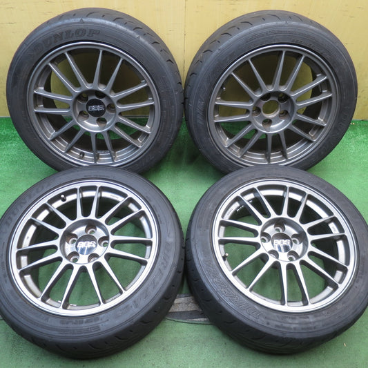 4本価格！24年◎三菱 ランエボ9 純正 BBS 鍛造 235/45R17 ダンロップ DIREZZA Z3 17インチ PCD114.3/5H◎6090701NJノ