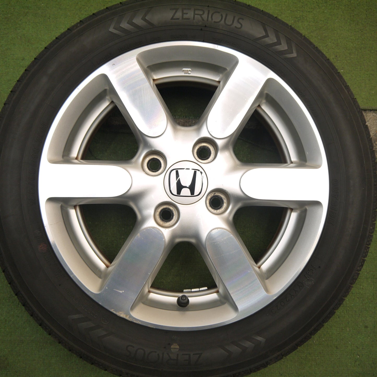 4本価格！23年★ホンダ N-ONE 純正 155/65R14 ゼリオズ ヨコハマ製 ZERIOUS 14インチ Nワン PCD100/4H★5080109Hノ