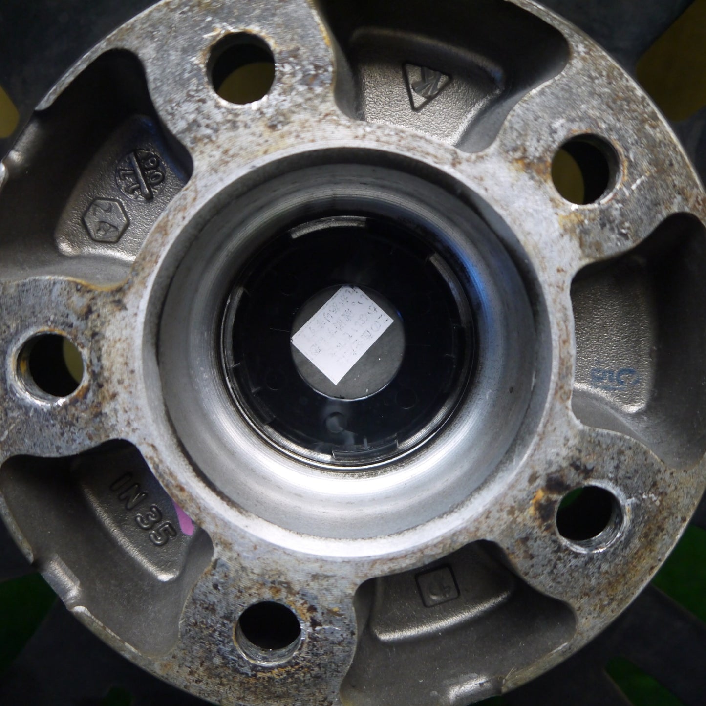 4本価格★Kranze Felsen 358EVO weds 21インチ ホイール 21×8.5J クレンツェ フェルゼン 358 エボ PCD114.3/5H 現状品★5100805Hホ