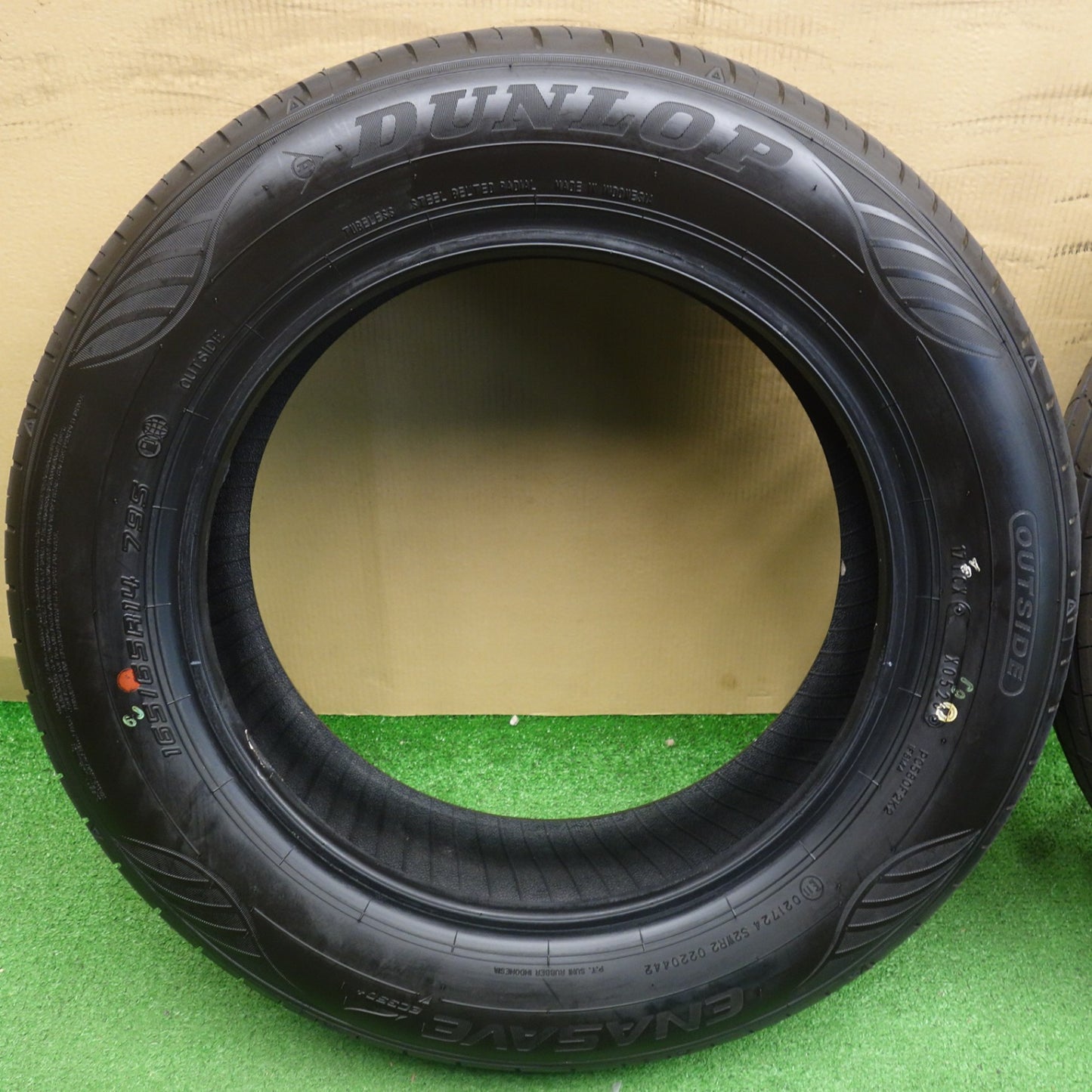 新車外し！26年★165/65R14 ダンロップ エナセーブ EC350+ タイヤ 14インチ タンク ルーミー パッソ トール ブーン 等★6060104KTノタ