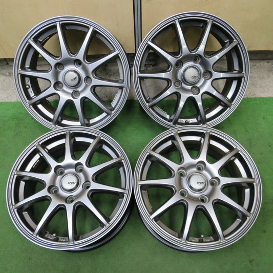 キレイ★SPORT ABELIA 15インチ ホイール スポルト アベリア 15×6J PCD114.3/5H★6040101NGホ