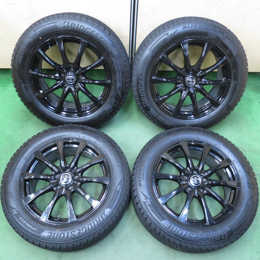 バリ溝！21年！キレイ！9分★スタッドレス 225/60R18 ブリヂストン ブリザック DM-V3 社外 アルミ トヨタ 18インチ PCD114.3/5H★5101602イス