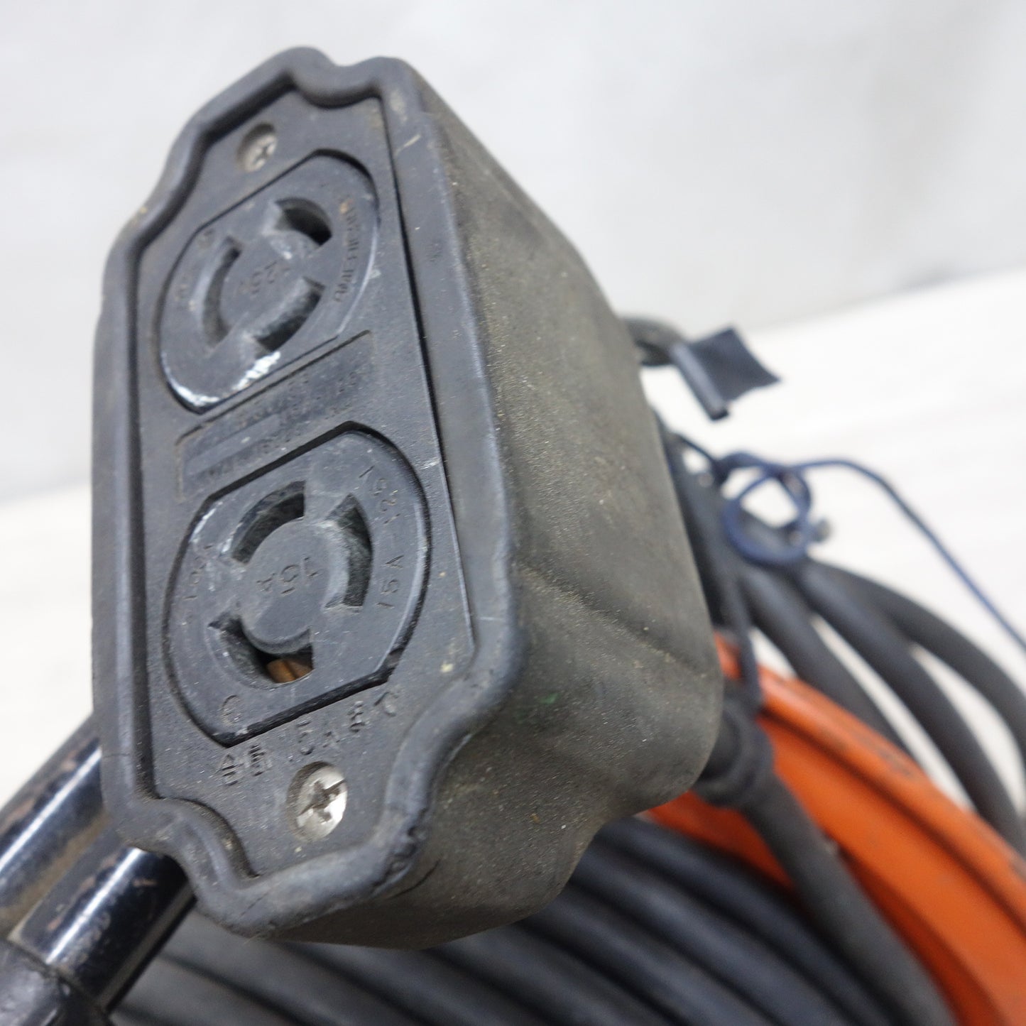 [送料無料] ◆日動 びっくリール 30m RND-EB30SL コードリール 電工 ドラム 屋内用 ロック 引掛 式 オレンジ 100V◆