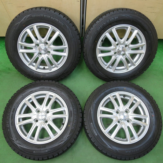 バリ溝！9分★スタッドレス 175/70R14 ダンロップ ウインターマックス WM01 SIBILLA NEXT ST-V シビラ 14インチ PCD100/4H★5020307イス