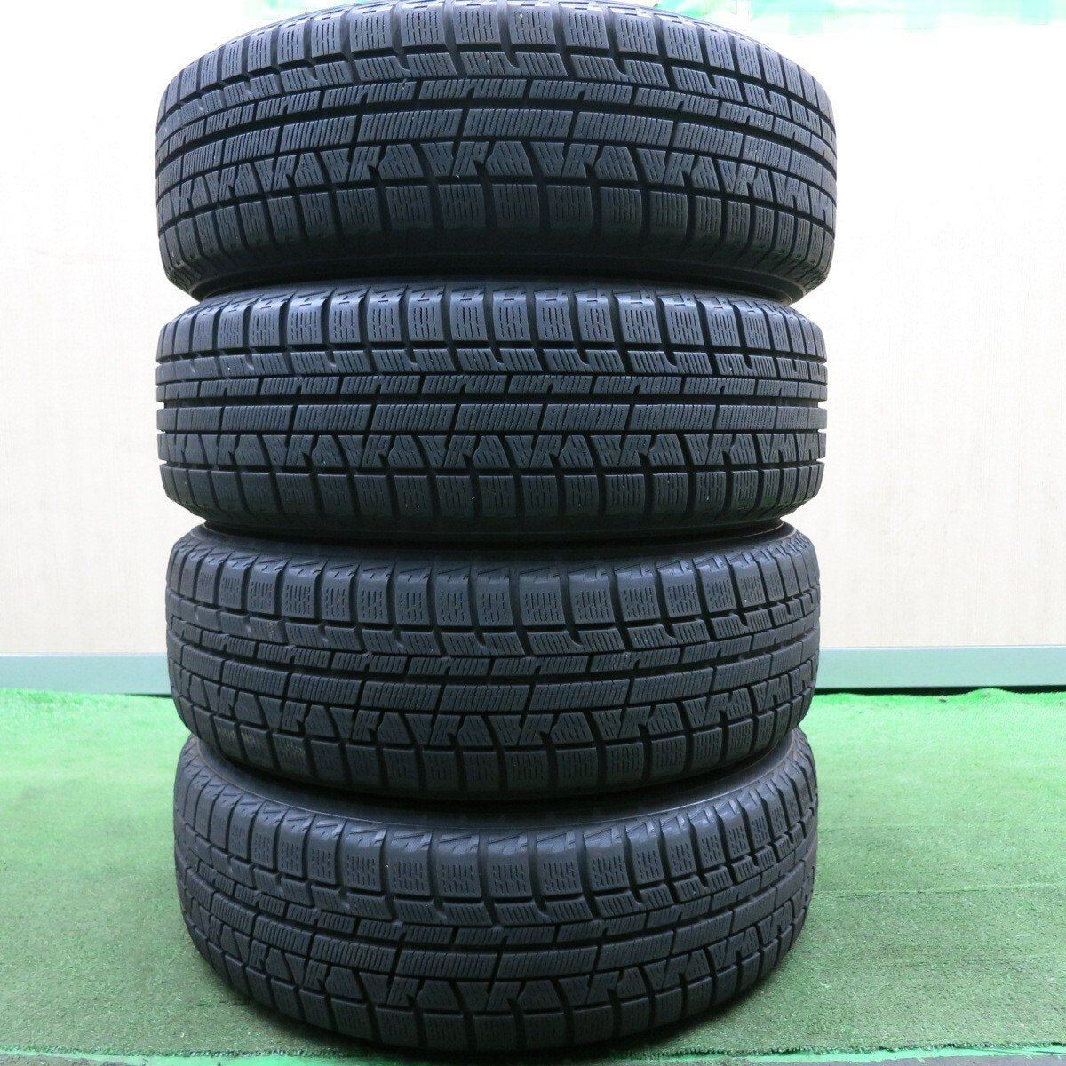 バリ溝！9.5分★ススタッドレス 175/65R14 ヨコハマ アイスガード iG50 プラス ravrion RM01 ラブリオン PCD100/4H★4051307HAス